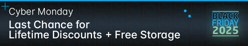 Cyber Monday lifetime discounts and storage deals on VPS, VDS, and Dedicated Servers 