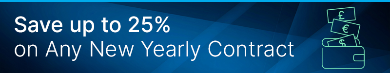 Annual contract discounts on VPS, VDS, and Dedicated Servers 