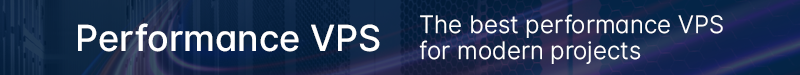 Performance VPS: The best performance VPS for modern projects